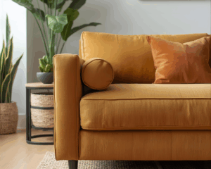 Clean Sofa in cozy living room