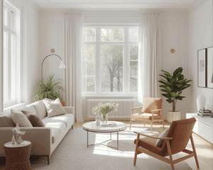 Cozy Clean Living room