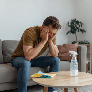 struggling cleaning