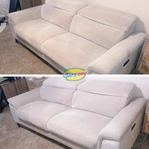Upholstery Cleaning before and after